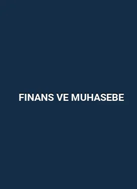 Finans ve Muhasebe