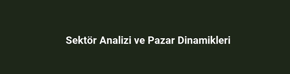 Sektör Analizi ve Pazar Dinamikleri